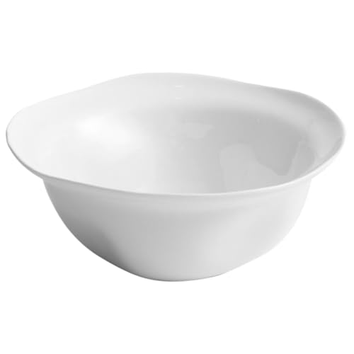 CATIEBYE Keramikschale mit Blumenrelief Kleine Suppenschüssel aus Porzellan Multifunktionale Obst und Salatschüssel Geeignet für Desserts Reis und Instant Nudeln Glatte Oberfläche von CATIEBYE
