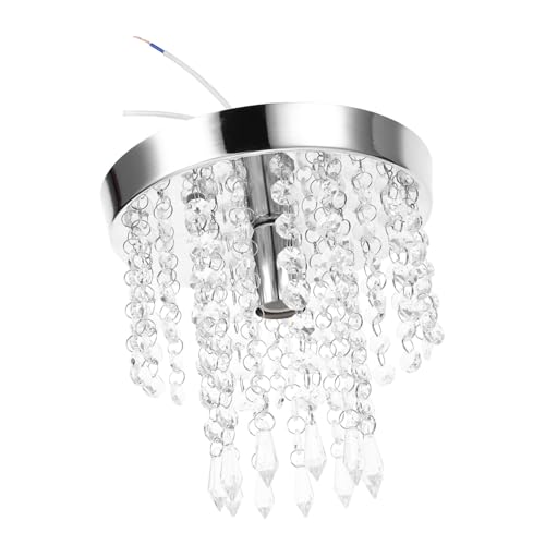 CATIEBYE Kristall Deckenleuchte Flush Mount Design Modern Für Wohnzimmer Schlafzimmer Und Flur Elegante Deckenlampe Ohne Leuchtmittel Installieren Platzsparend Fassung ø von CATIEBYE