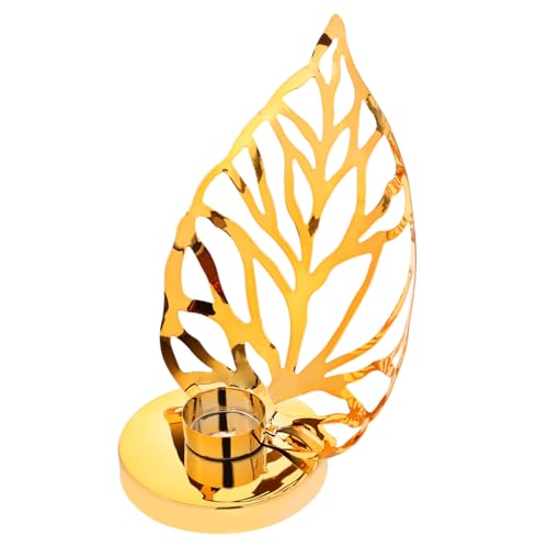CATIEBYE Metall Kerzenhalter Baumblatt Design Eleganter Kerzenständer für Stabkerzen Tischdeko Party Hochzeit Wohnzimmer Heimdekoration Gold CATIEBYE Metall Kerzenhalter Baumblatt Design Eleganter Kerzenständer für Stabkerzen Tischdeko Party Hochzeit Wohnzimmer Heimdekoration Gold von CATIEBYE