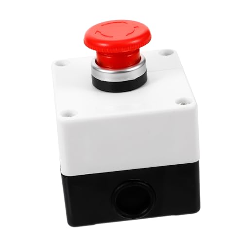 CATIEBYE Not Halt Box mit Robustem Momentary Push Button Verzögert Fehlauslösung durch Spezielle Gehäusestruktur Not Aus Funktion für Schnelle Abschaltung Industrietauglich CATIEBYE Not Halt Box mit Robustem Momentary Push Button Verzögert Fehlauslösung durch Spezielle Gehäusestruktur Not Aus Funktion für Schnelle Abschaltung Industrietauglich von CATIEBYE
