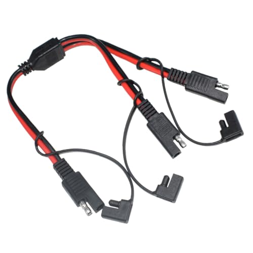 CATIEBYE Sae Power Verlängerungskabel Adapter Kabel mit Reinem Kupfer Geringer Widerstand Hohe Stromstärke für Auto und Solarbatterieanschluss CATIEBYE Sae Power Verlängerungskabel Adapter Kabel mit Reinem Kupfer Geringer Widerstand Hohe Stromstärke für Auto und Solarbatterieanschluss von CATIEBYE