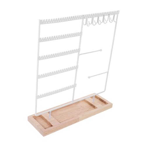CATIEBYE Schmuckständer mit Abnehmbarem Holzsockel Mehrschichtiger Schmuckorganizer für Ohrringe Armbänder Ketten Platzsparend Stabiler Schmuckhalter für Wohnzimmer und Ladentheke CATIEBYE Schmuckständer mit Abnehmbarem Holzsockel Mehrschichtiger Schmuckorganizer für Ohrringe Armbänder Ketten Platzsparend Stabiler Schmuckhalter für Wohnzimmer und Ladentheke von CATIEBYE