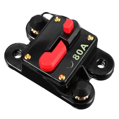 CATIEBYE Selbstheilender Kfz Leistungsschalter mit Manuellem Reset Kompakter Schutzschalter für Car Audio Systeme Einfache Installation und Sichere Stromversorgung im Auto von CATIEBYE