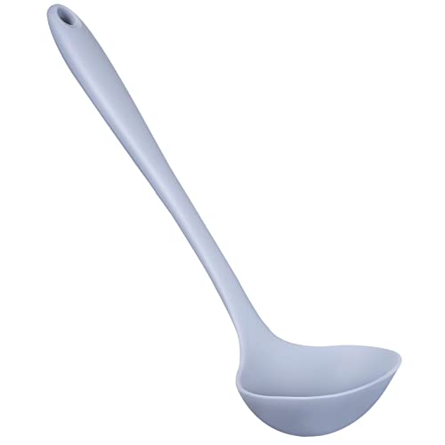 CATIEBYE Silikon Suppenkelle mit Langem Griff Große Hitzebeständige Suppenlöffel für Küche zum Servieren von Suppe Reis und Porridge Spülmaschinenfest und Einfach zu Reinigen von CATIEBYE