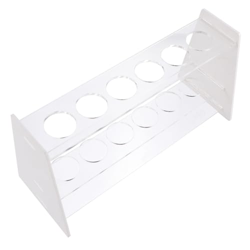 CATIEBYE Testrohrhalter aus Kunststoff Laborbedarf Großer Praktischer Reagenzglasständer für Schule Forschung und Professionelle Laboreinsatz CATIEBYE Testrohrhalter aus Kunststoff Laborbedarf Großer Praktischer Reagenzglasständer für Schule Forschung und Professionelle Laboreinsatz von CATIEBYE