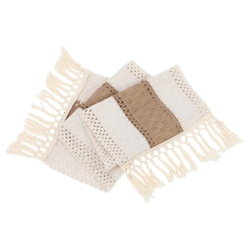 CATIEBYE Tischdecke Aus Polyester Mit Quasten Im Couchtischläufer-Stil Für Das Wohnzimmer von CATIEBYE
