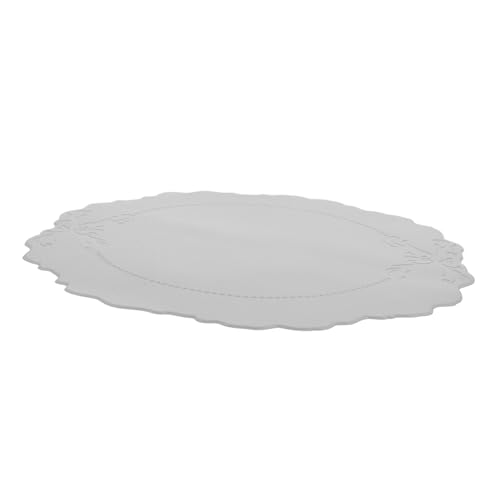 CATIEBYE Wasserdichtes Platzset Rund Hitzebeständige Tischmatte Aus Robustem Kunststoff Pflegeleichte Tischdecke Für Esszimmer Und Küche Vintage-Design Für Stilvolle Anlässe von CATIEBYE