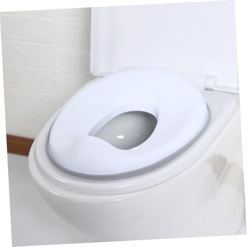 CATIEBYE Toilettentrainer Sitzschale Ergonomischer Rutschfester Toilettenaufsatz für Kleinkinder Abnehmbar Leicht Transportierbar Fördert Selbstständiges Töpfchentraining Weiß CATIEBYE Toilettentrainer Sitzschale Ergonomischer Rutschfester Toilettenaufsatz für Kleinkinder Abnehmbar Leicht Transportierbar Fördert Selbstständiges Töpfchentraining Weiß von CATIEBYE