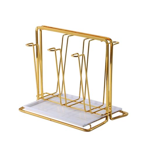 CATIEBYE Wasserbecherhalter Abtropfgestell mit Ablage Tabletop Tassenhalter Küchentrockner Organisator für Glasflaschen und Trinkbecher Robust Belüftet und Platzsparend CATIEBYE Wasserbecherhalter Abtropfgestell mit Ablage Tabletop Tassenhalter Küchentrockner Organisator für Glasflaschen und Trinkbecher Robust Belüftet und Platzsparend von CATIEBYE