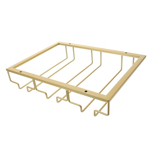 CATIEBYE Weinglashalter Unterhängend Slot Weinregal Platzsparend Robust Vintage Stil Küchen Bar Organizer CATIEBYE Weinglashalter Unterhängend Slot Weinregal Platzsparend Robust Vintage Stil Küchen Bar Organizer von CATIEBYE