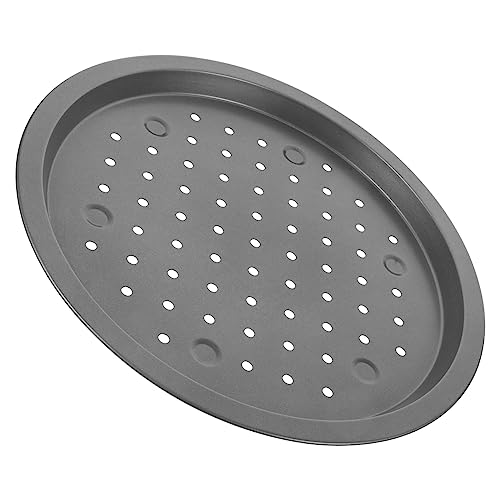 CATIEBYE aus Carbonstahl mit Löchern Backform für Pizza Kuchen und Pfannkuchen Antihaftbeschichtung für Gleichmäßige Hitzeverteilung im Backofen CATIEBYE aus Carbonstahl mit Löchern Backform für Pizza Kuchen und Pfannkuchen Antihaftbeschichtung für Gleichmäßige Hitzeverteilung im Backofen von CATIEBYE