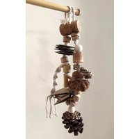 Vogelspielzeug - Natürliches Schredder-Spielzeug Käfig-Zubehör Sittiche Papageien von CATMoveArt