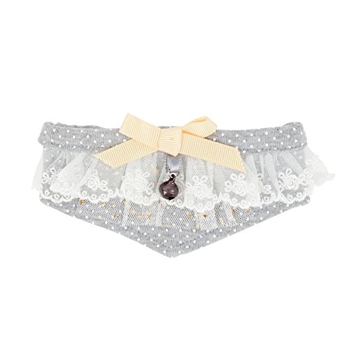 CATSPIA CARA-SC9304-MG-S Rosetta Katzenhalsband, S, grau CATSPIA CARA-SC9304-MG-S Rosetta Katzenhalsband, S, grau von CATSPIA