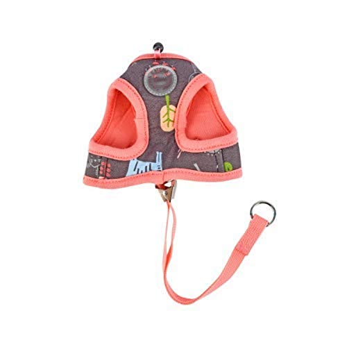 CATSPIA CATA-HQ9473-PK-L PUSS Harness Katzengeschirr, L, rosa von CATSPIA