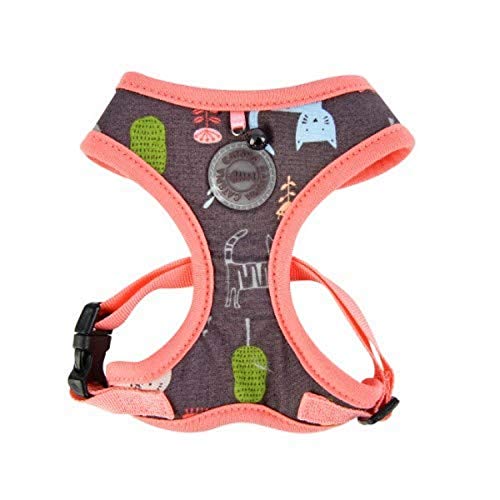 CATSPIA CATA-HA9473-PK-S PUSS Harness Katzengeschirr, S, rosa von CATSPIA