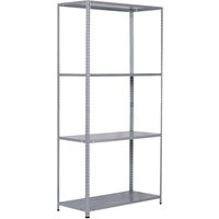 Verzinkte Metallregale catterhouse Nils Solid 137 70x30x137 cm mit 4 Einlegeböden aus verzinktem Stahl Trägt bis zu 200 kg Verzinkte Metallregale catterhouse Nils Solid 137 70x30x137 cm mit 4 Einlegeböden aus verzinktem Stahl Trägt bis zu 200 kg von CATTER HOUSE