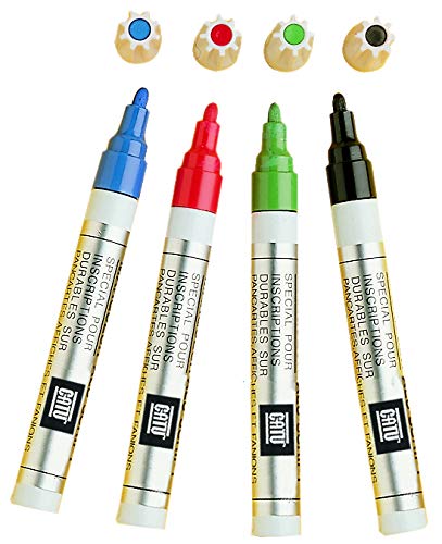 Alu-Script 4 Marker schwarz von CATU