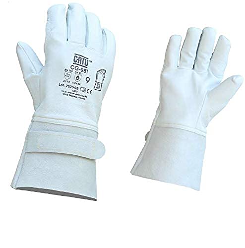 CATU CG-981-09 Lederhandschuhe für Niederspannungs-Isolierhandschuhe, Größe 9, 305 mm Länge von CATU