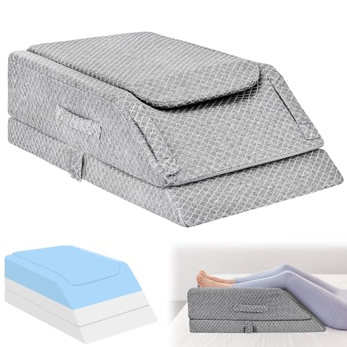 CAUTIOUS Höhenverstellbare Venenkissen Beinhochlagerungskissen mit 3 Höhen-Ergonomisches, Multifunktionales Beinerhöhungskissen aus Memory-Schaumstoff für Lymphkissen Keilkissen und Erholung CAUTIOUS Höhenverstellbare Venenkissen Beinhochlagerungskissen mit 3 Höhen-Ergonomisches, Multifunktionales Beinerhöhungskissen aus Memory-Schaumstoff für Lymphkissen Keilkissen und Erholung von CAUTIOUS