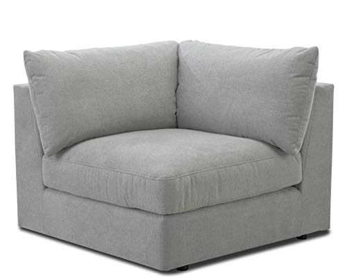 CAVADORE Sofa-Modul "Fiona" Spitzecke / Ecke für Wohnlandschaft oder XXL-Sessel / 107 x 90 x 107 / Webstoff hellgrau CAVADORE Sofa-Modul "Fiona" Spitzecke / Ecke für Wohnlandschaft oder XXL-Sessel / 107 x 90 x 107 / Webstoff hellgrau von CAVADORE