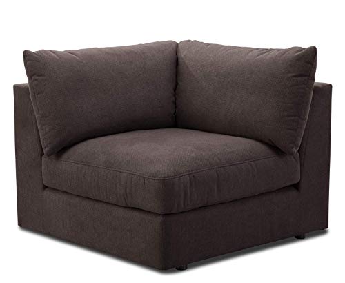 CAVADORE Sofa-Modul "Fiona" Spitzecke / Ecke für Wohnlandschaft oder XXL-Sessel / 107 x 90 x 107 / Webstoff dunkelbraun CAVADORE Sofa-Modul "Fiona" Spitzecke / Ecke für Wohnlandschaft oder XXL-Sessel / 107 x 90 x 107 / Webstoff dunkelbraun von CAVADORE