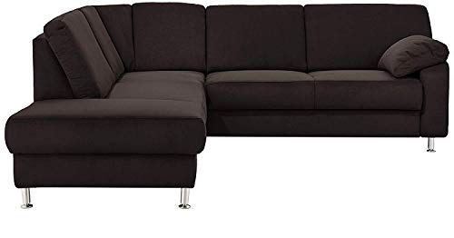 Cavadore Ecksofa Belfast mit Ottomane links / Polsterecke mit Federkern / 243 x 88 x 218 / Mikrofaser Schwarz Cavadore Ecksofa Belfast mit Ottomane links / Polsterecke mit Federkern / 243 x 88 x 218 / Mikrofaser Schwarz von CAVADORE