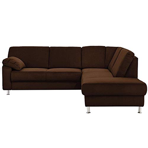 Cavadore Ecksofa Belfast mit Ottomane rechts / Polsterecke mit Federkern / 243 x 88 x 218 / Mikrofaser Braun Cavadore Ecksofa Belfast mit Ottomane rechts / Polsterecke mit Federkern / 243 x 88 x 218 / Mikrofaser Braun von CAVADORE