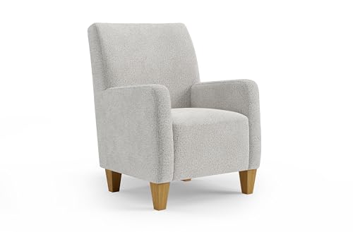 Cavadore Sessel Vida / Polstersessel im trendigen Design / 74 x 93 x 81 / Chenille, Beige von CAVADORE