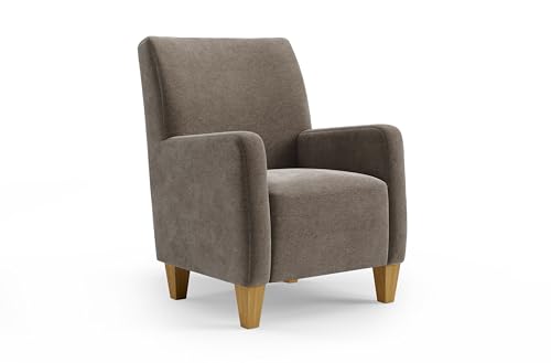 Cavadore Sessel Vida / Polstersessel im trendigen Design / 74 x 93 x 81 / Mikrofaser, Graubraun Cavadore Sessel Vida / Polstersessel im trendigen Design / 74 x 93 x 81 / Mikrofaser, Graubraun von CAVADORE