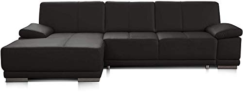 CAVADORE Eckcouch Corianne / Modernes Leder-Sofa mit verstellbaren Armlehnen und Longchair / 282 x 80 x 162 / Echtleder, braun CAVADORE Eckcouch Corianne / Modernes Leder-Sofa mit verstellbaren Armlehnen und Longchair / 282 x 80 x 162 / Echtleder, braun von CAVADORE