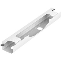 Cavo - Kabelführung horizontal weiß Kabelwanne 768 x 94 mm für Schreibtische von CAVO