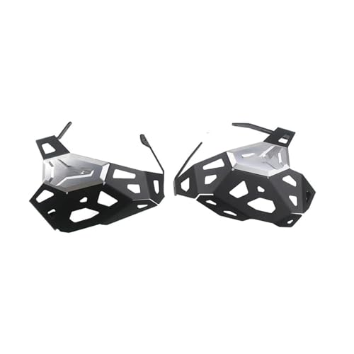 CAWEUER Kompatibel mit BMW R 1300 GS Motorrad R1300GS Zylinderschutz Zylinderkopfschutz Schutzabdeckung Motorschutz Kompatibel mit R1300 GS 2023-2024(Silver and Black) von CAWEUER