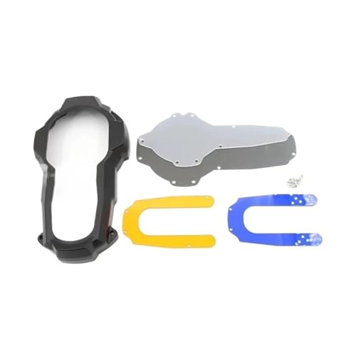 CAWEUER Kompatibel mit BMW R1200GS Kompatibel mit ADVENTUER R 1200 GS ADV Protector R1250GS R1250 GS Adventure CNC-Aluminium-Motorrad-Scheinwerferschutz(for G Shape Light) von CAWEUER