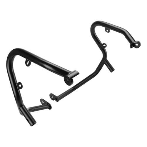 CAWEUER Kompatibel mit BMW R1250GS ADV R 1250 GS Adventure R1250GSA 2019-2024 Motorrad-Obersturzbügel-Verlängerungen Motorschutz Stoßstangenschutz(Black) von CAWEUER
