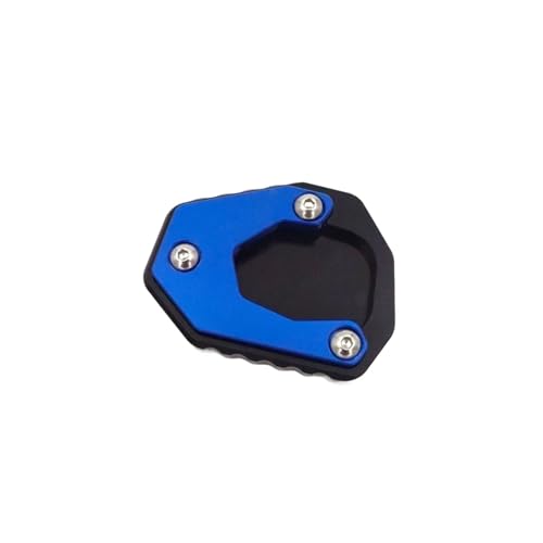 CAWEUER Kompatibel mit Loncin Voge 525 DSX DS525 DSX525Motorcycle Extender Fuß Seitenständer Verlängerung Pad Unterstützung Platte -Skid Vergrößerte Basis Ds525(Blue) von CAWEUER
