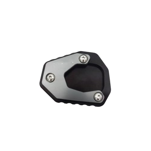 CAWEUER Kompatibel mit Loncin Voge 525 DSX DS525 DSX525Motorcycle Extender Fuß Seitenständer Verlängerung Pad Unterstützung Platte -Skid Vergrößerte Basis Ds525(Gray) von CAWEUER