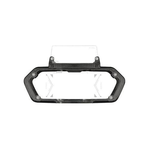 CAWEUER Kompatibel mit Yamaha XMAX300 X MAX 300 2023 2024 Motorradteile Instrumentenrahmenabdeckung Displayschutzfolie(Black) von CAWEUER