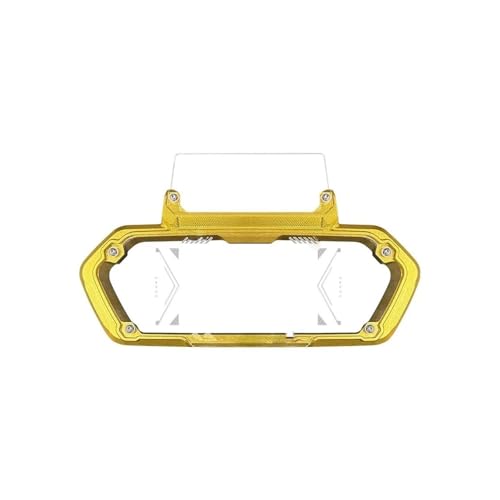 CAWEUER Kompatibel mit Yamaha XMAX300 X MAX 300 2023 2024 Motorradteile Instrumentenrahmenabdeckung Displayschutzfolie(Gold) von CAWEUER