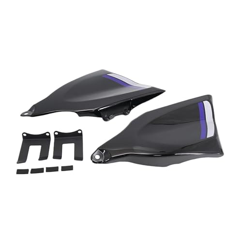 CAWEUER Motorrad ABS Rahmenschutzabdeckung Füllung Seitenteile Verkleidungen mit Montagesatz 2021 2022 Kompatibel mit Yamaha MT-09 MT09 MT 09(Black Blue Grey) von CAWEUER