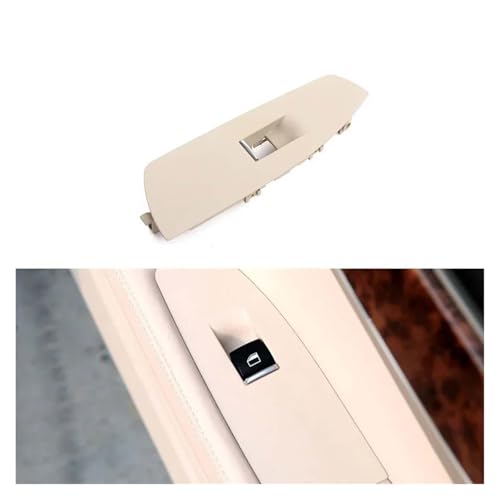 CAWEUER Verbesserte Abdeckung des Fensterheberschalters for die Vordertür im Autoinnenraum, kompatibel mit BMW 7er F01 F02 730 735 740 745 750 760(Red) von CAWEUER