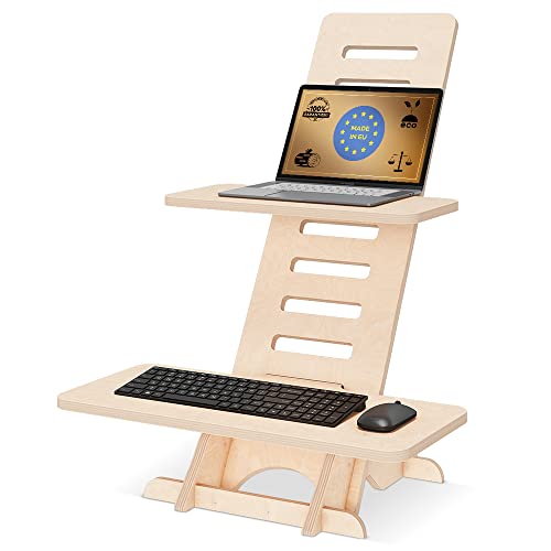 CAWI Stehschreibtisch Aufsatz | Stehpult Holz| Standing Desk | Ständer | Schreibtischaufsatz Holz | Stehpulte | Standsome Stehschreibtisch | Steh Schreibtisch | Made in EU CAWI Stehschreibtisch Aufsatz | Stehpult Holz| Standing Desk | Ständer | Schreibtischaufsatz Holz | Stehpulte | Standsome Stehschreibtisch | Steh Schreibtisch | Made in EU von CAWI