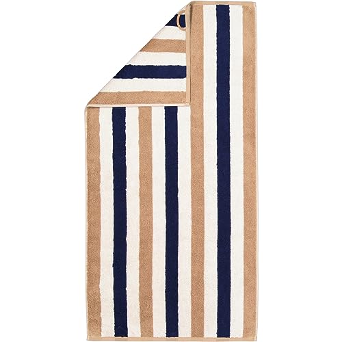 CAWÖ Home Handtücher Coast Stripes 6213 Navy-Natur - 31 Handtuch 50x100 cm von Cawö