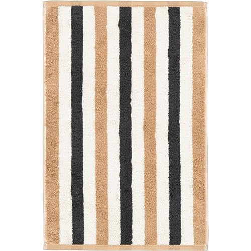 CAWÖ Home Handtücher Coast Stripes 6213 anthrazit-Natur - 37 Gästetuch 30x50 cm von Cawö