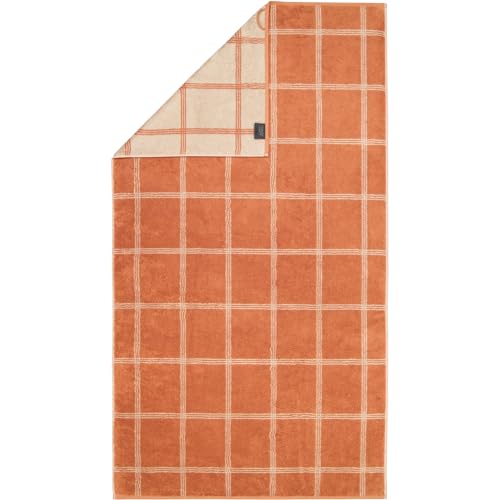 CAWÖ Home Handtücher Luxury Home Two-Tone Grafik 604 Kupfer - 32 Duschtuch 80x150 cm von Cawö