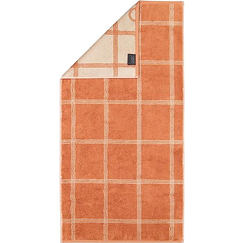 Cawö Handtücher Luxury Home Two-Tone Grafik 604 Kupfer - 32 von Cawö