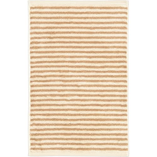 Cawö Home Handtücher Natural Streifen 6216 Natur-Caramel - 33 Gästetuch 30x50 cm von Cawö