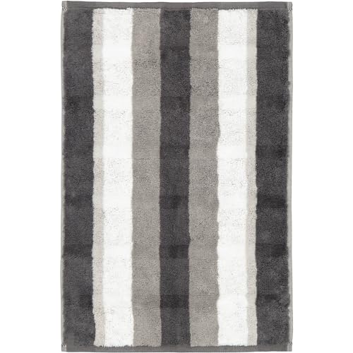 CAWÖ Home Handtücher Noblesse Stripe 1087 anthrazit - 77 Gästetuch 30x50 cm von CAWÖ Home