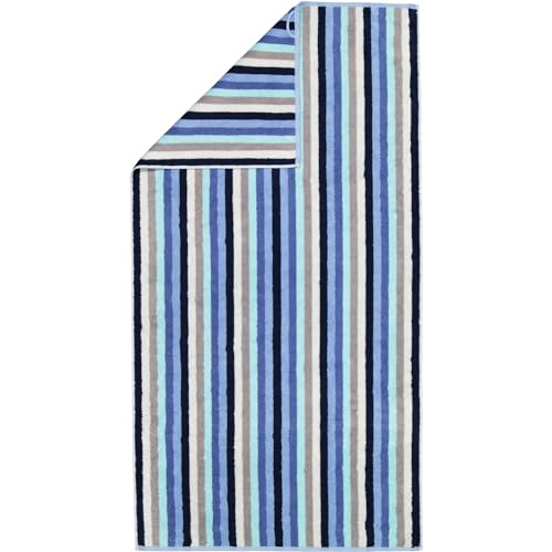 Cawö Home Handtücher Shades Streifen 6235 Aqua - 11 Duschtuch 70x140 cm von Cawö