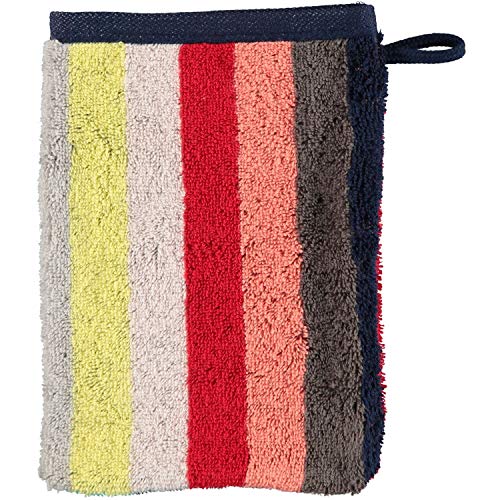 CAWÖ Home Handtücher Splash Blockstreifen 997 Multicolor - 12 Waschhandschuh 16x22 cm von Cawö