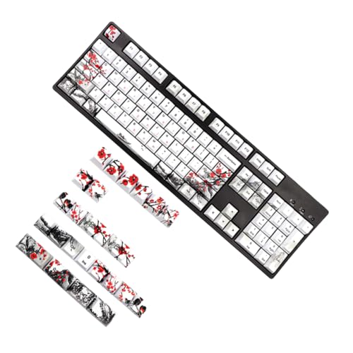 CAXUSD Gaming Tastatur Mechanische Tastenkappen Schicke Muster Computer Tastenkappen Ersatz Für von CAXUSD